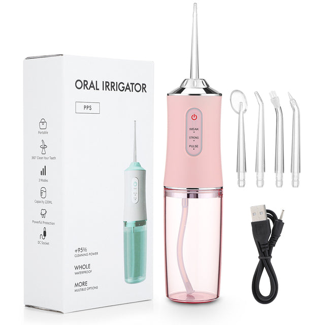 Irrigador Oral para Limpeza Bucal.