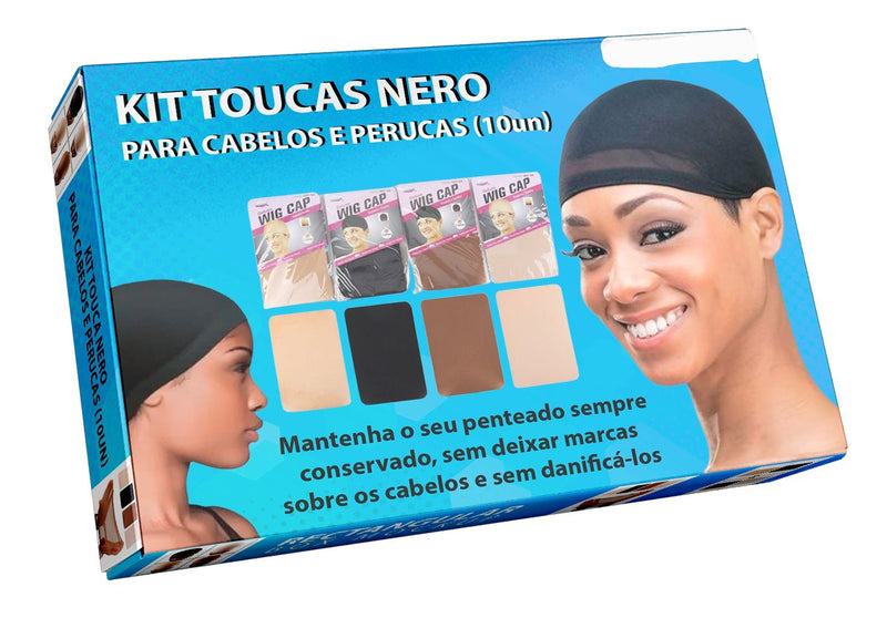 Kit Touca Nero para Cabelos e Perucas.