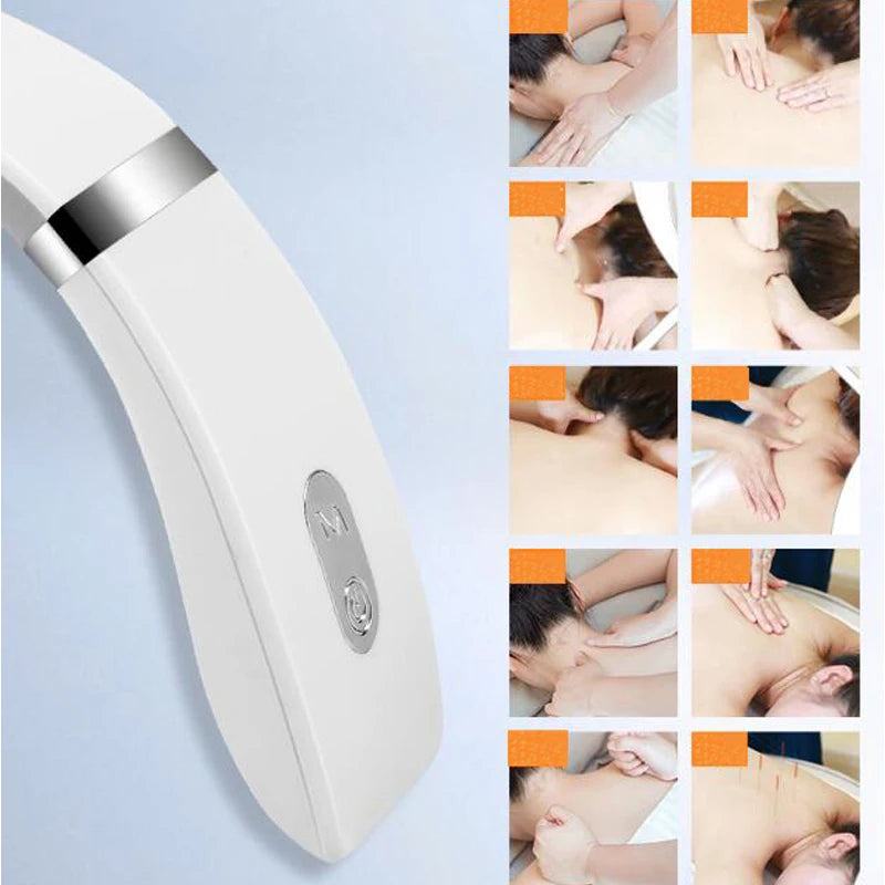 Massageador cervical portátil mini.