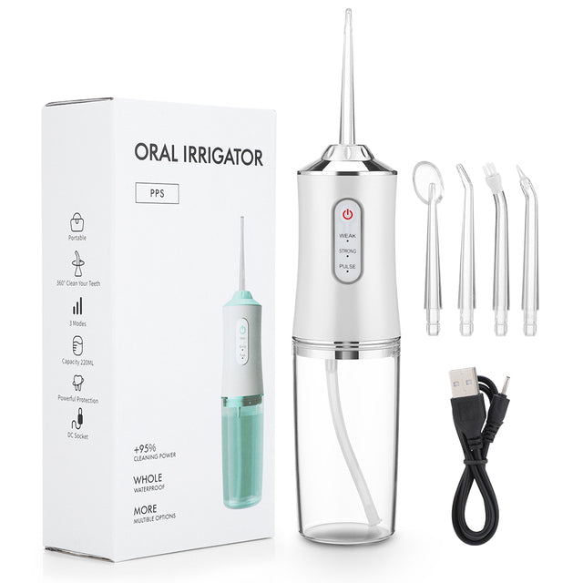 Irrigador Oral para Limpeza Bucal.